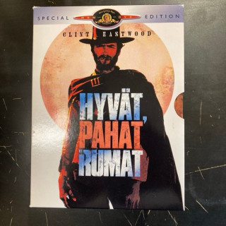 Hyvät, pahat ja rumat (special edition) 2DVD (VG/VG+) -western-